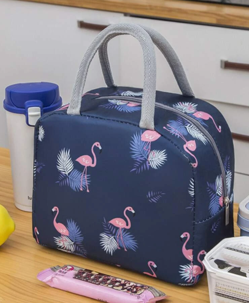 Oxford Lunch Bag - Flamingos - Magic Gadgets